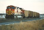 Empty coal train rolls west